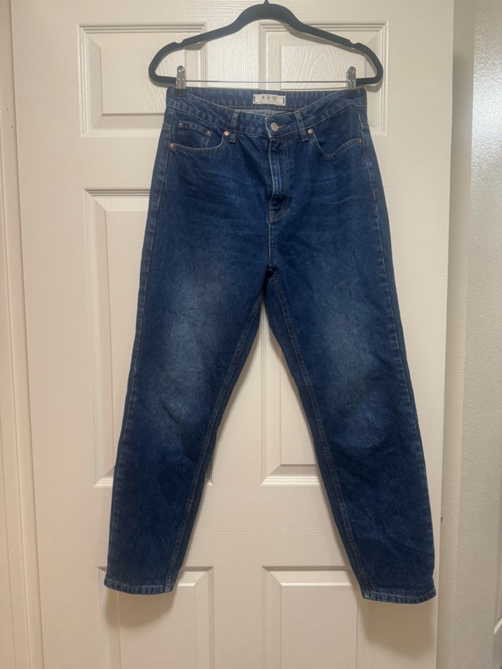 We The Free Mom Jeans Dark Denim